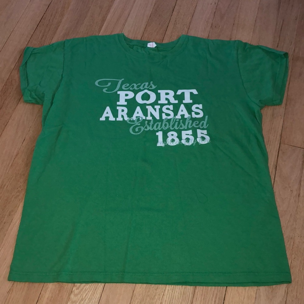 Green t-shirt